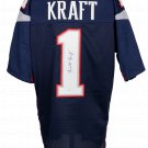 Robert Kraft Signed Custom Blue Pro-Style Football Jersey JSA