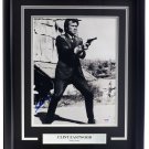 Clint Eastwood Signed Framed Dirty Harry 11x14 Photo PSA/DNA