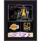 Kobe Bryant 11x13 Los Angeles Lakers 60 Point Game Plaque
