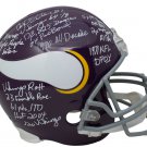 Carl Eller Signed Full Size Vikings TB Replica Stat Helmet 14 Inscriptions JSA