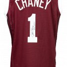 John Chaney Signed Custom Maroon Pro-Style Basketball Jersey Insc. HOF 2001 SI