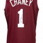 John Chaney Signed Custom Maroon Pro-Style Basketball Jersey Insc. HOF 2001 SI