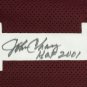 John Chaney Signed Custom Maroon Pro-Style Basketball Jersey Insc. HOF 2001 SI