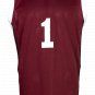 John Chaney Signed Custom Maroon Pro-Style Basketball Jersey Insc. HOF 2001 SI