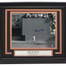 Willie Mays Giants Signed Framed Horizontal 8x10 Catch Photo Say Hey Hologram