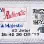 Derek Jeter 6/11/14 Game Used Yankees Jersey & Pants Hits 3373-74 Steiner+MLB