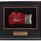 Muhammad Ali Signed Red Everlast Boxing Glove Shadowbox BAS A53154 LOA