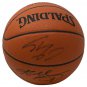 Kobe Bryant Shaquille O'Neal Signed Spalding Game Basketball PSA BAS WA29485