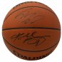 Kobe Bryant Shaquille O'Neal Signed Spalding Game Basketball PSA BAS WA29485