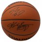 Kobe Bryant Shaquille O'Neal Signed Spalding Game Basketball PSA BAS WA29478