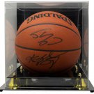 Kobe Bryant Shaquille O'Neal Signed Spalding Game Ball w/Case PSA BAS WA29483