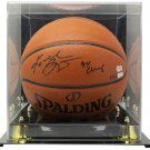 Kobe Bryant Lakers Signed Spalding Basketball 5x Champs Inscribed w/Case Panini