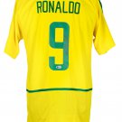 Ronaldo Signed Yellow Brasil Soccer Jersey BAS ITP