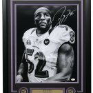 Ray Lewis Baltimore Ravens Signed Framed 16x20 Photo JSA ITP