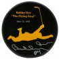 Bobby Orr Boston Bruins Signed Flying Goal Hockey Puck w/Case GNR LOA