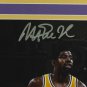 Magic Johnson+Kareem Abdul-Jabbar Lakers Signed Framed 16x20 Photo BAS ITP