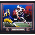 Julian Edelman New England Patriots Signed Framed 16x20 Photo JSA