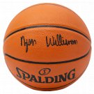 Zion Williamson Signed In Black Spalding I/O NBA Basketball Fanatics