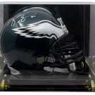 Zach Ertz Eagles Signed Full Size Green Replica Helmet w/Case Ertz Hologram SI