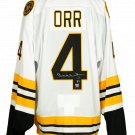 Bobby Orr Signed Boston Bruins Authentic Adidas 1975-1976 White Jersey GNR
