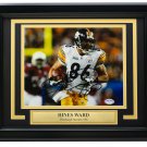 Hines Ward Pittsburgh Steelers Signed Framed 8x10 Photo PSA/DNA