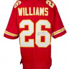 Damien Willliams Signed Custom Red Pro Style Football Jersey BAS