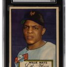 Willie Mays Giants Slabbed 1952 Topps #261 Baseball Card VG-3 SGC