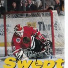 Ed Belfour Chicago Blackhawks Signed Sports Illustrated 1992 "Swept" Cover BAS