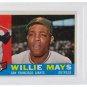 Willie Mays Giants 1960 Topps #200 Baseball Card VG EX 4 Slabbed PSA
