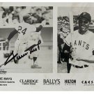 Willie Mays San Francisco Giants Signed 5x7 Photo AS IS BAS