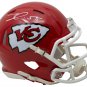 Frank Clark Kansas City Chiefs Signed Mini Red Speed Replica Helmet w/Case BAS