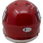 Frank Clark Kansas City Chiefs Signed Mini Red Speed Replica Helmet w/Case BAS