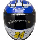 Jeff Gordon Signed Full Size Blue Panasonic Nascar Replica Helmet SI