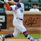 Michael Conforto New York Mets Signed 8x10 Batting Photo BAS