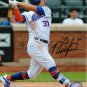 Michael Conforto New York Mets Signed 8x10 Batting Photo BAS