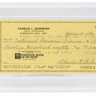 Charles Gehringer Detroit Tigers Signed Slabbed Check #2761 Mint 9 PSA/DNA