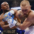 Floyd Mayweather Jr. Signed 8x10 UFC Photo vs. McGregor JSA ITP