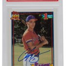 Chipper Jones Atlanta Braves Signed Slabbed 1991 Topps #333 Auto 10 PSA/DNA