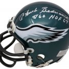 Chuck Bednarik Philadelphia Eagles Signed Mini Replica Helmet "HOF 67" PSA/DNA