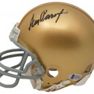 Ara Parseghian Notre Dame Fighting Irish Signed Mini Helmet BAS