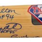McGraw, Schmidt, Rose & More Phillies Greats Signed Cooperstown Baseball Bat BAS