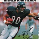 James Thornton Chicago Bears Signed Magazine Page Photo Insc. BAS