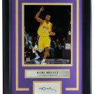 Kobe Bryant Los Angeles Lakers Framed 8x10 Point Photo Laser Engraved Autograph