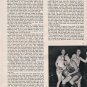 Jean Beliveau Montreal Canadiens Signed Magazine Page Photo BAS