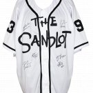 The Sandlot Cast 6 Signed Custom Baseball Jersey Tom Guiry + More JSA ITP