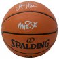 Larry Bird+Magic Johnson Dual Signed Spalding Replica Basketball BAS ITP