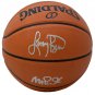 Larry Bird+Magic Johnson Dual Signed Spalding Replica Basketball BAS ITP