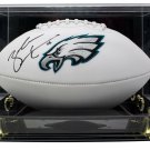 Zach Ertz Philadelphia Eagles Signed Logo Football w/Case SI+Ertz Hologram+JSA