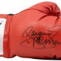 Manny Pacquiao Signed Red Everlast Boxing Glove w/Case BAS F08093