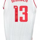 James Harden Signed Custom White Pro Style Basketball Jersey BAS ITP